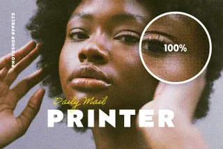 Daily Mail Printer Photoshop Effects