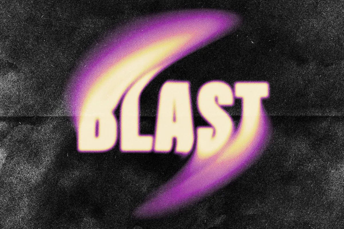Paper Storm Melting Text Effect