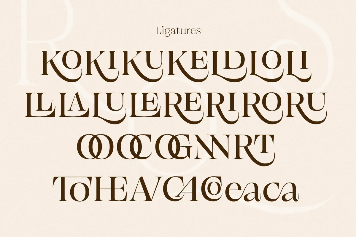 Browne de Calvin - Luxury Serif Display Font