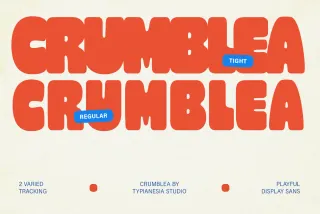 Crumblea - Modern Rounded Bold Sans