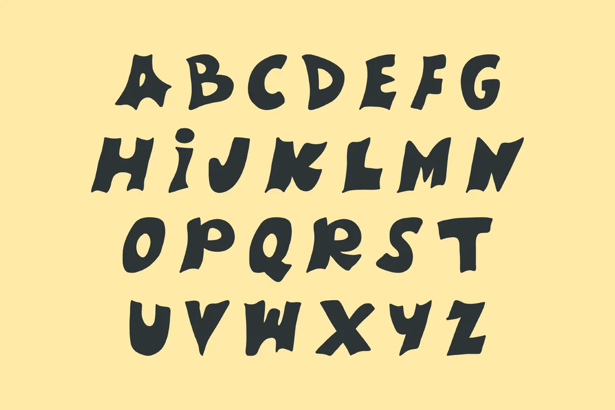 Weird Comic Font