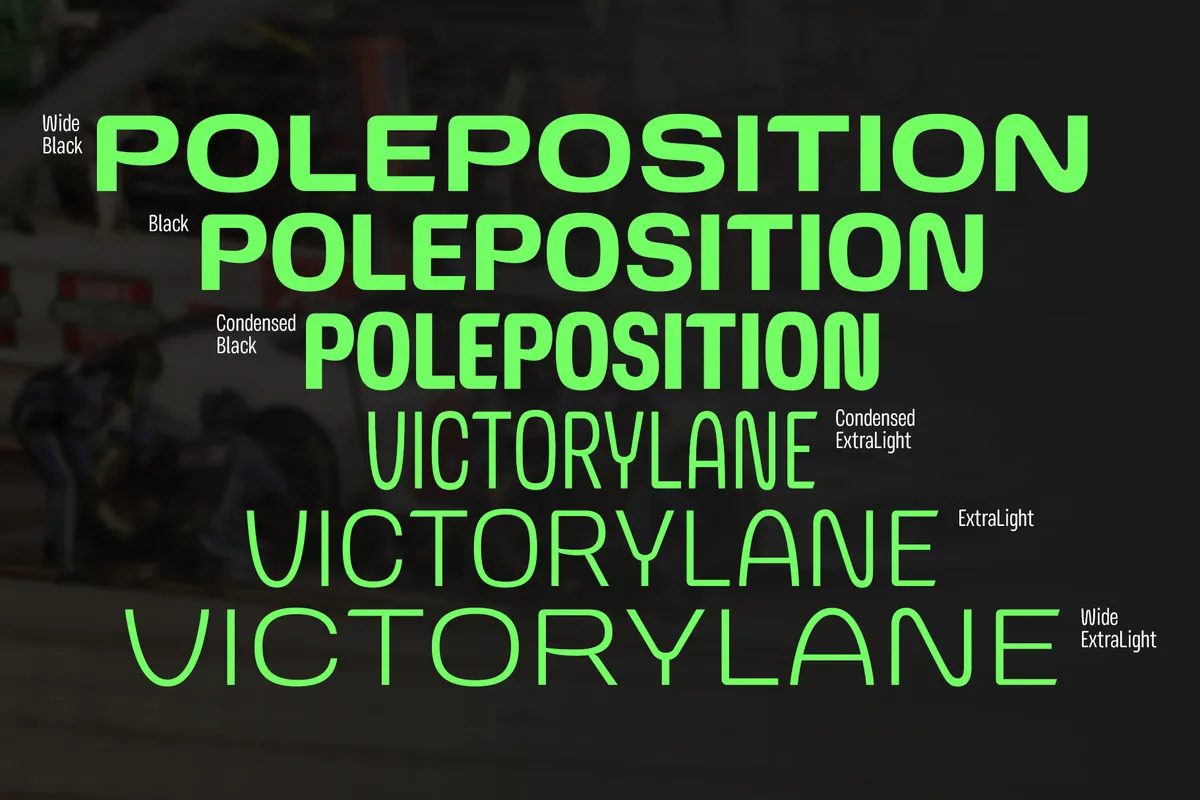 JT Millburn - Sports Racing Sans Serif Font Family