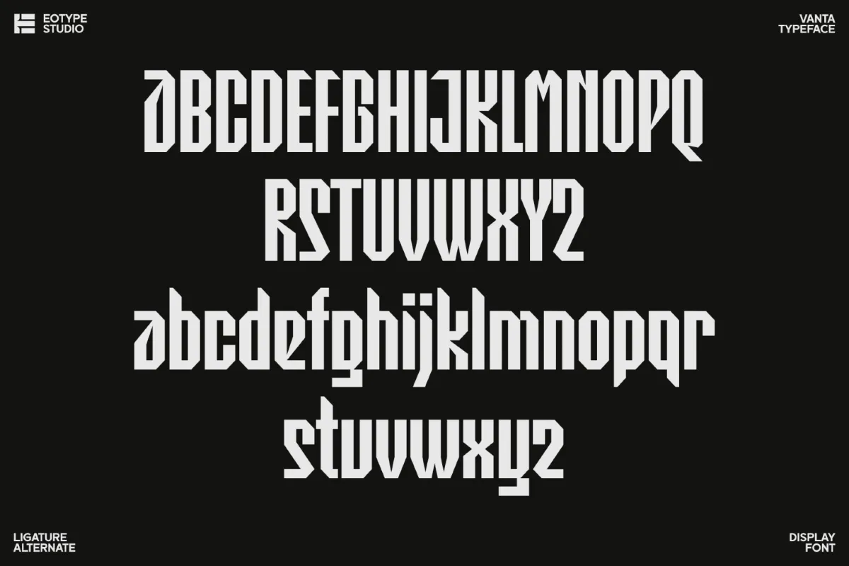 Vanta - Display Blackletter Font