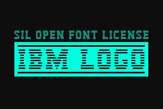 IBM Logo Font