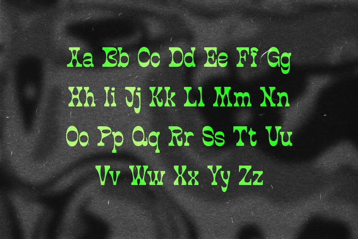 Ramp - Groovy Psychedelic Font