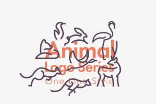 Line Animals Logo Bundle