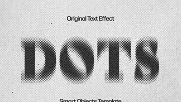 Blurred Dots Text Effect