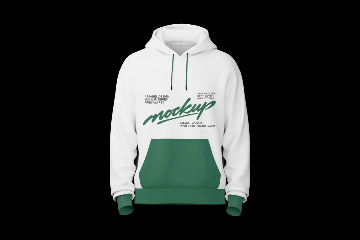 Oversized Hoodie Mockups 3D