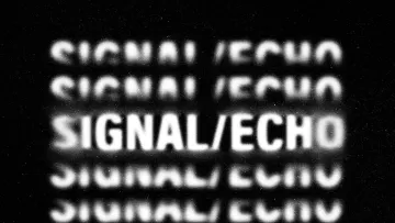 Signal Echo Text Effect