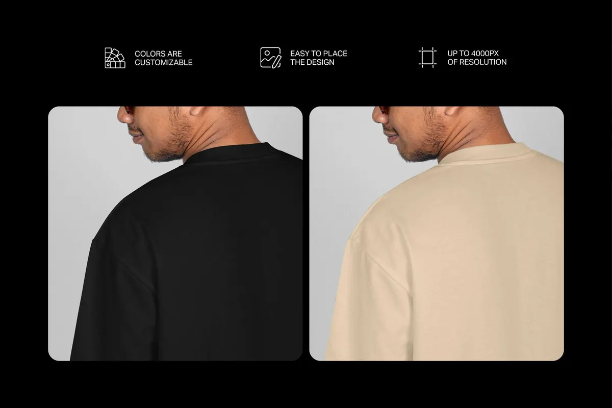 Men's Cotton T-Shirt Mockup
