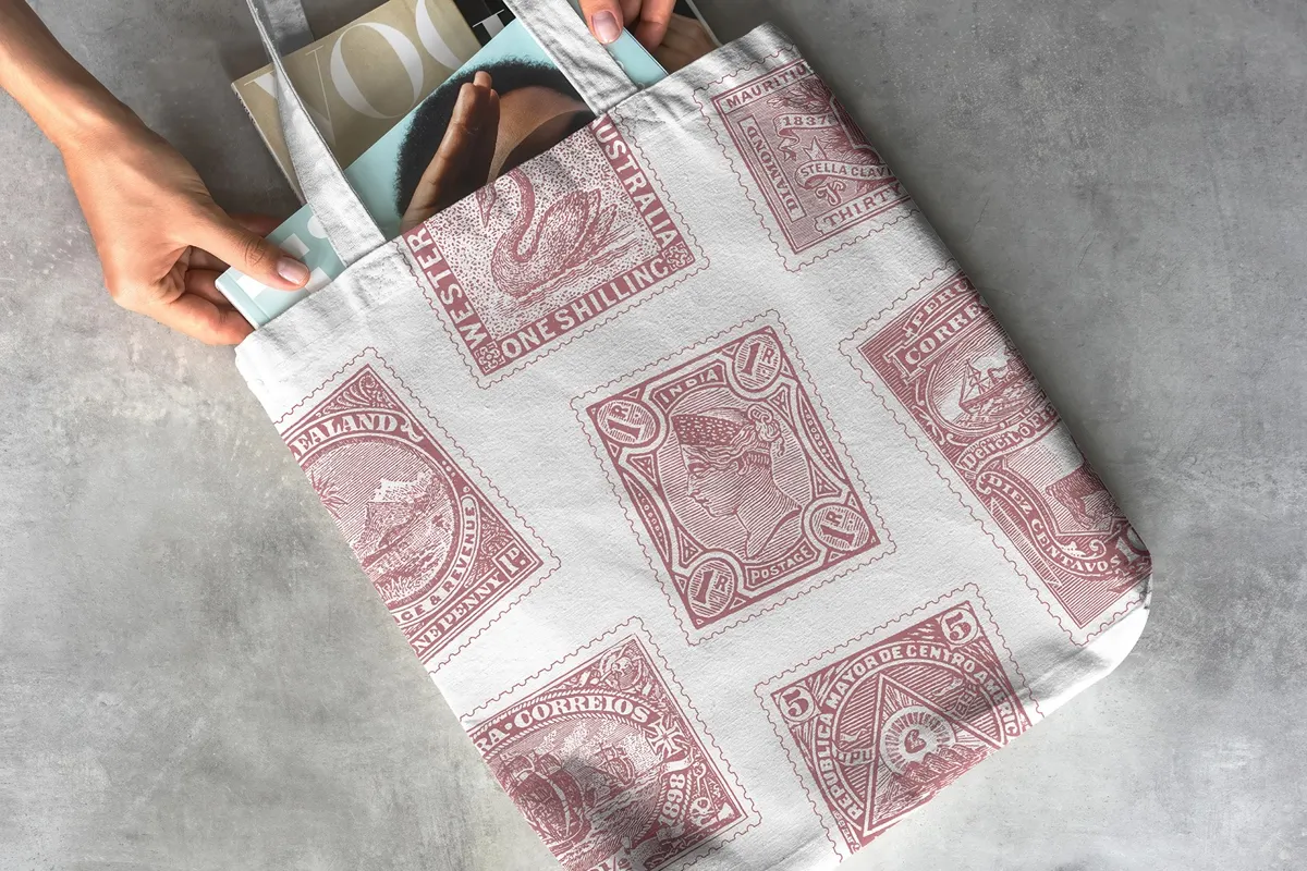 Vintage Postage Stamps Collection
