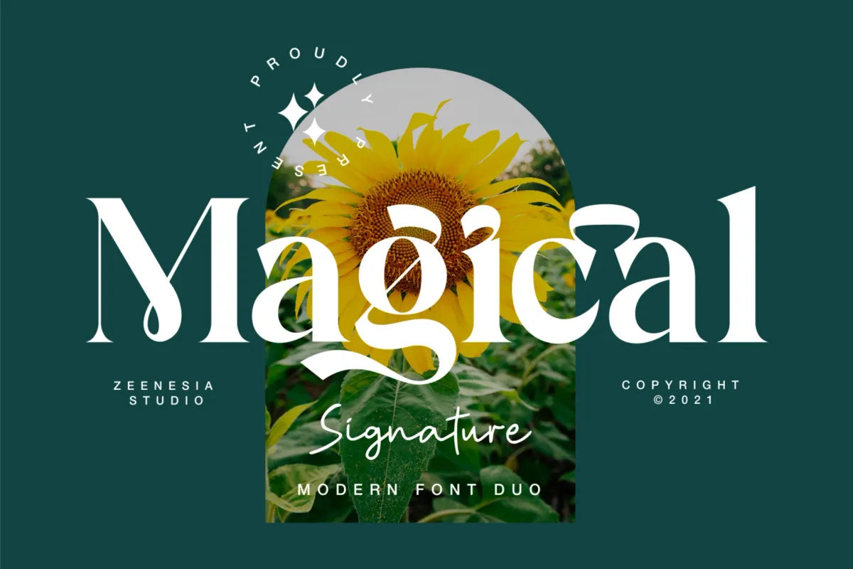 Magical Signature - Modern Luxury Font Duo