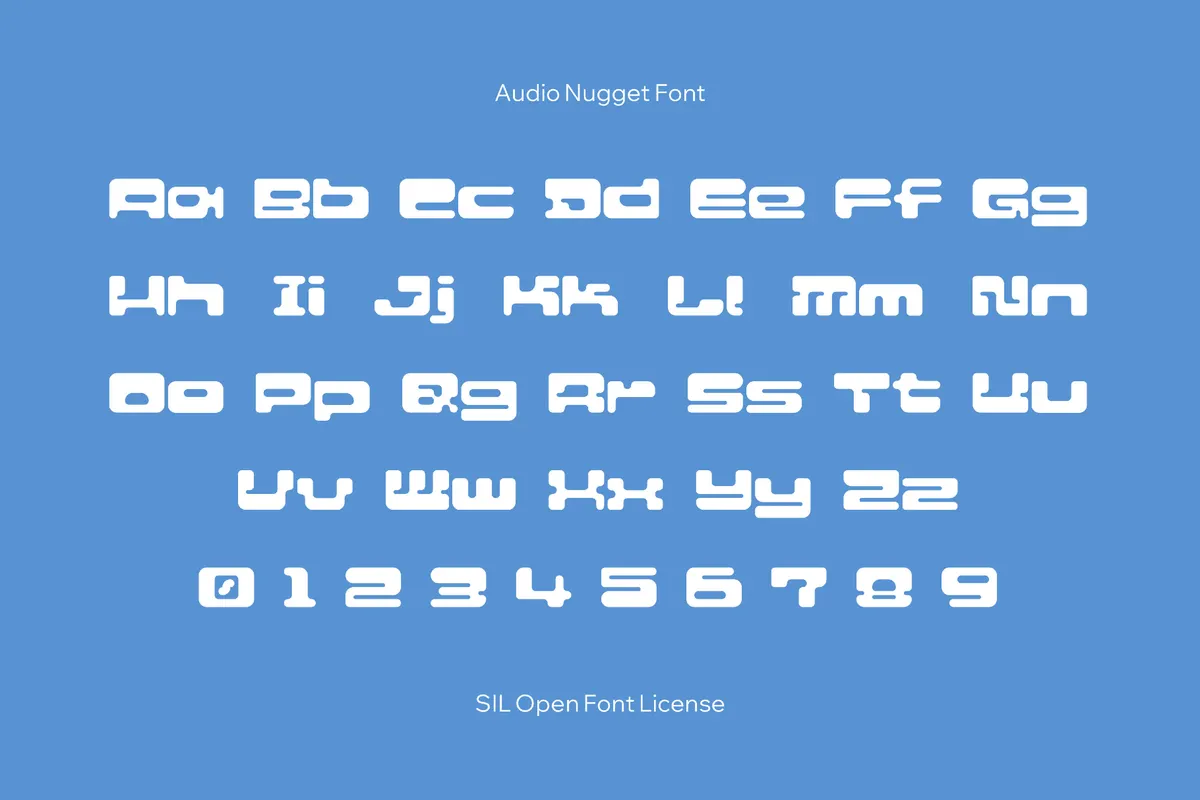 Audio Nugget Font