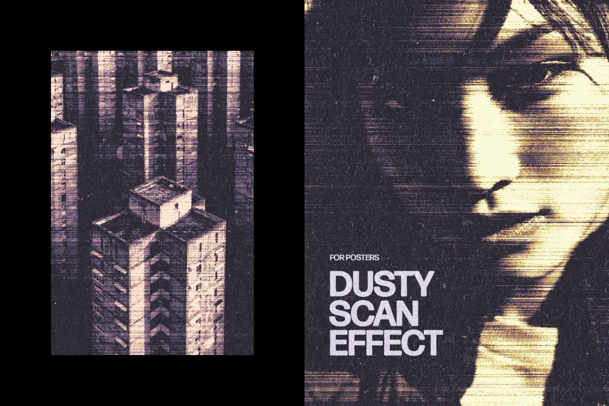 Dusty Scan Photo Effect
