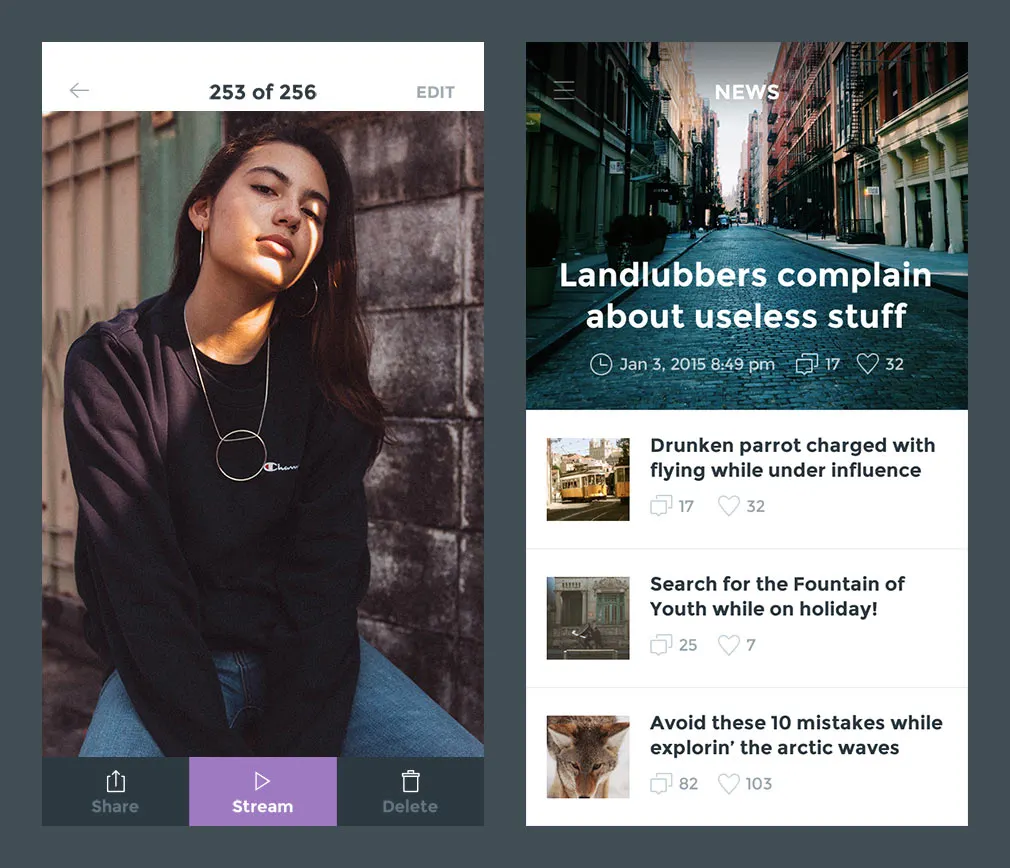 Ghost Ship Mobile UI Kit