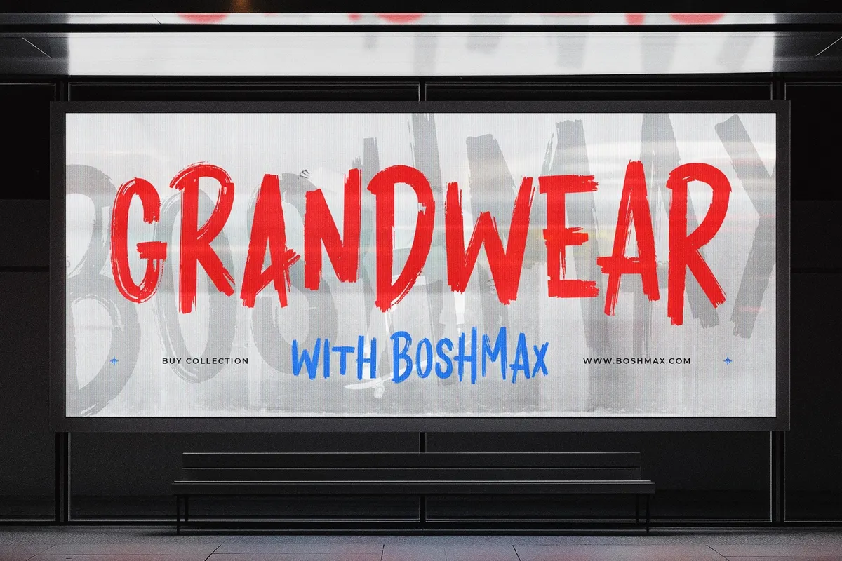 Rushnex - Bold Brush Display Font
