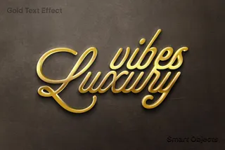 Golden Text Effect