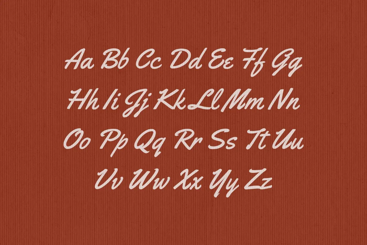 Yellowtail - Retro Postcard Font