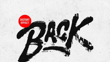 Distort Print Text & Logo Effect