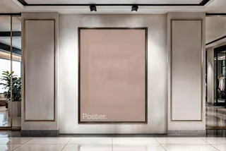 Retail Boutique Poster Mockup