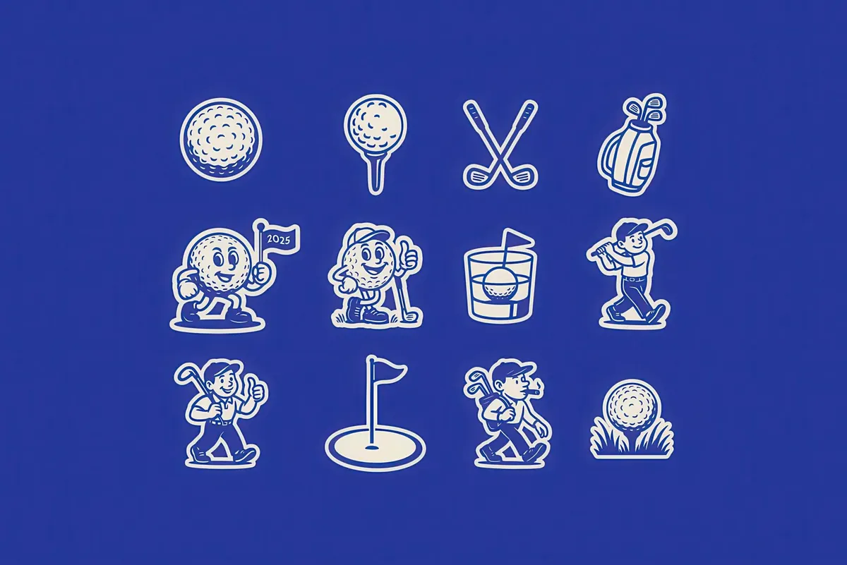Golf Graphic Vector Collection