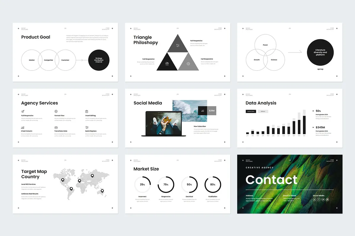 Miler Presentation Template Design