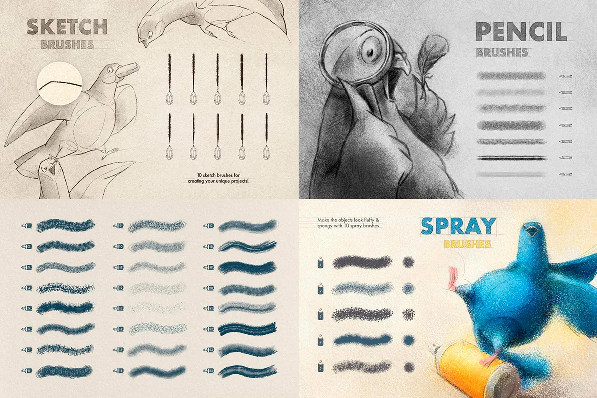 Photoshop Brushes Bundle