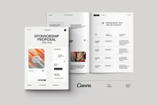 Sponsorship Proposal Canva Template