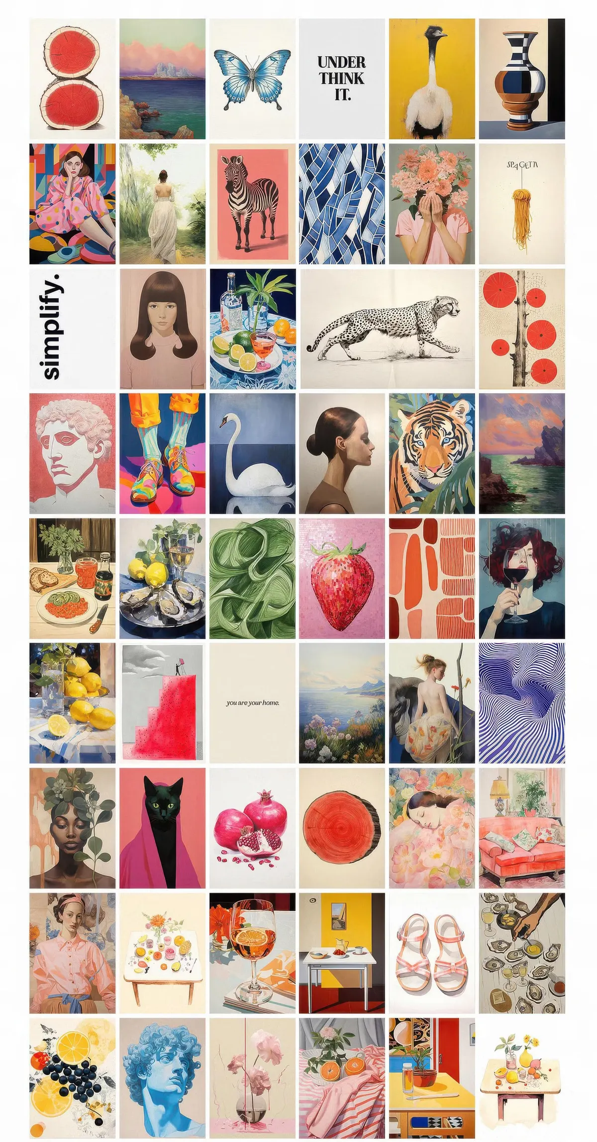 100 Eclectic Prints