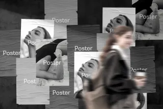 Mixed Fashion Poster Wall Mockup