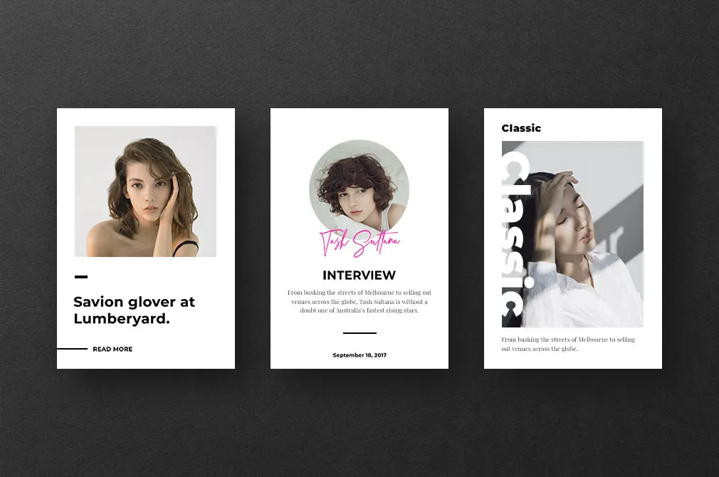 Pinterest Social Media Templates