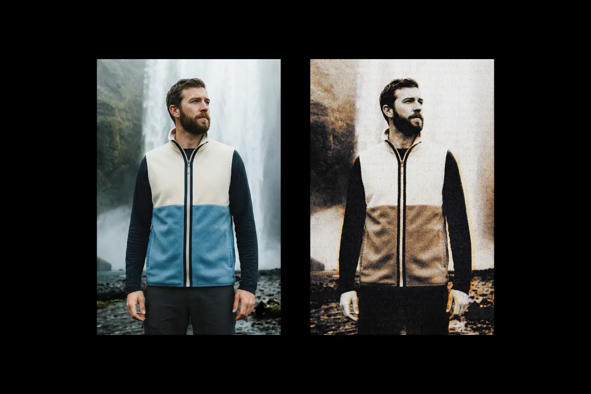 Grain Print Photo Effect