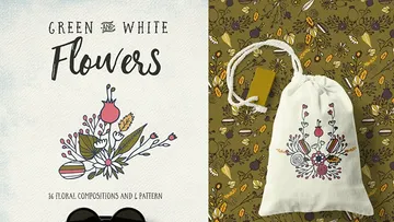 Flowers Vector Graphics Set