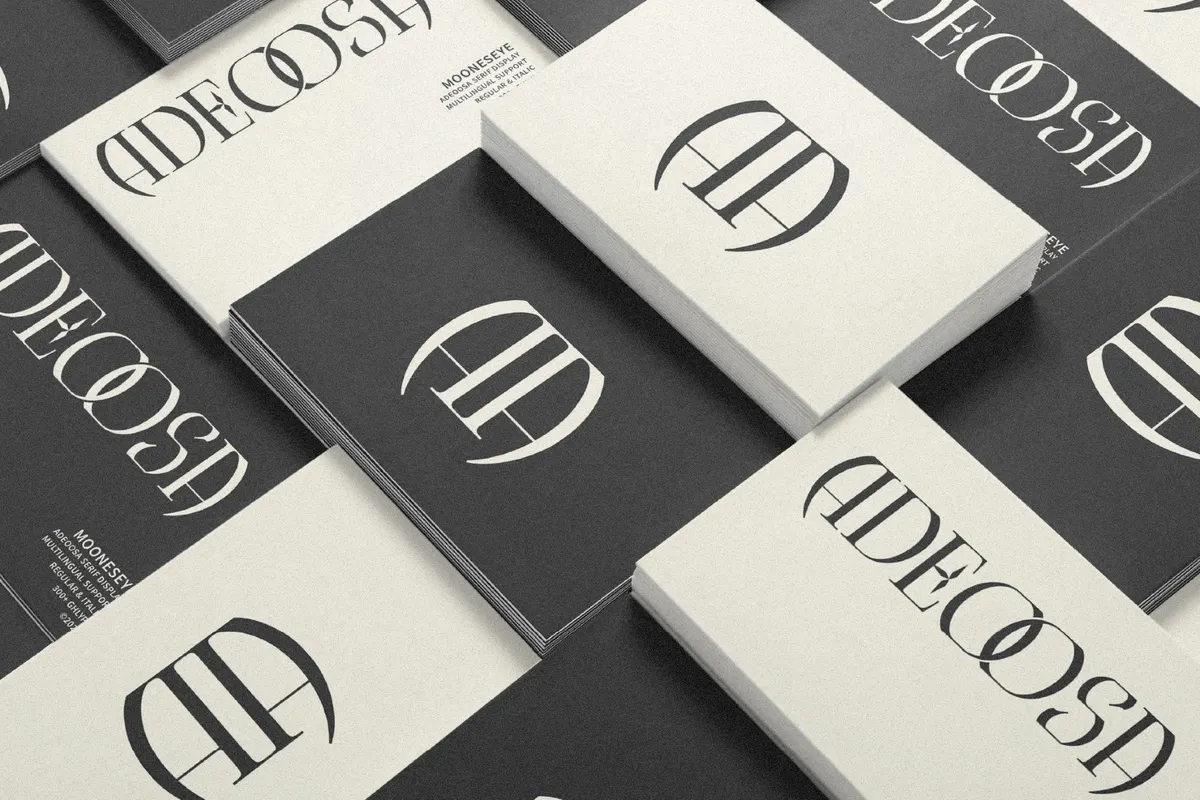 Adeoosa - Gothic Serif Display Font