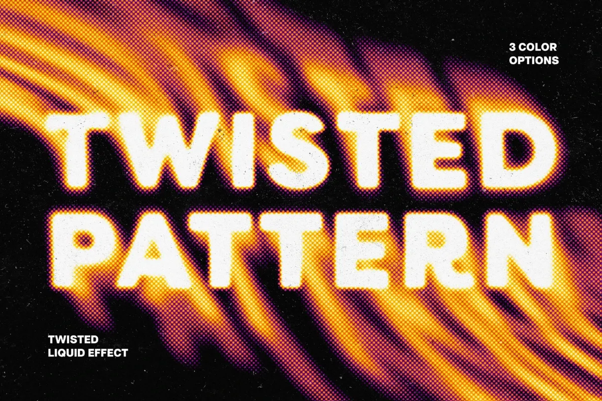 Twisted Liquid Text Effect