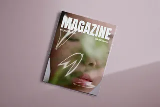 Sleeve Covered Magazine Mockup