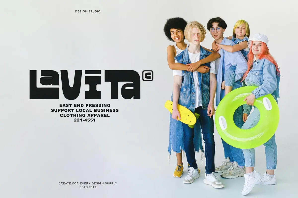 Stugard — Bold Reverse Font