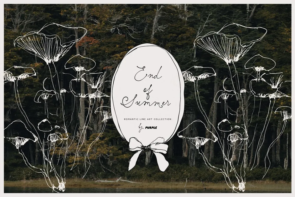 End of Summer: Line Art Collection