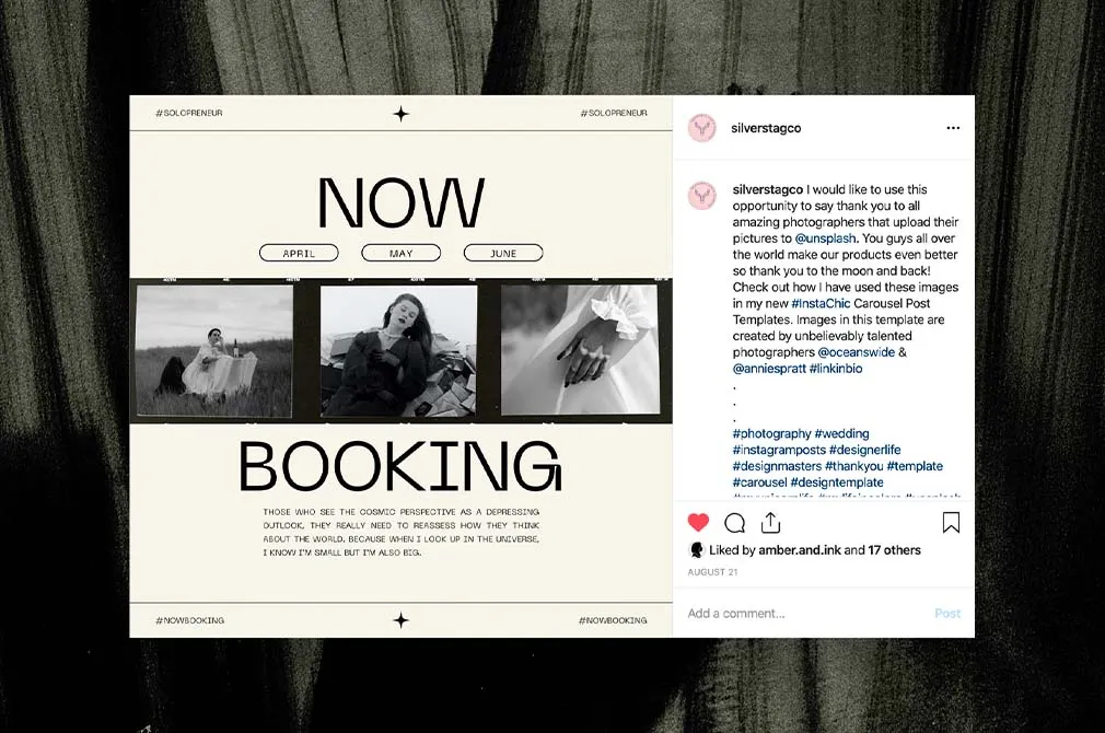 Grace — Aesthetic Canva Insta Posts