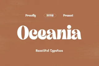 Oceania - Mesmerizing Typeface