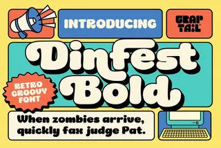 Dinfest Bold — Retro Font