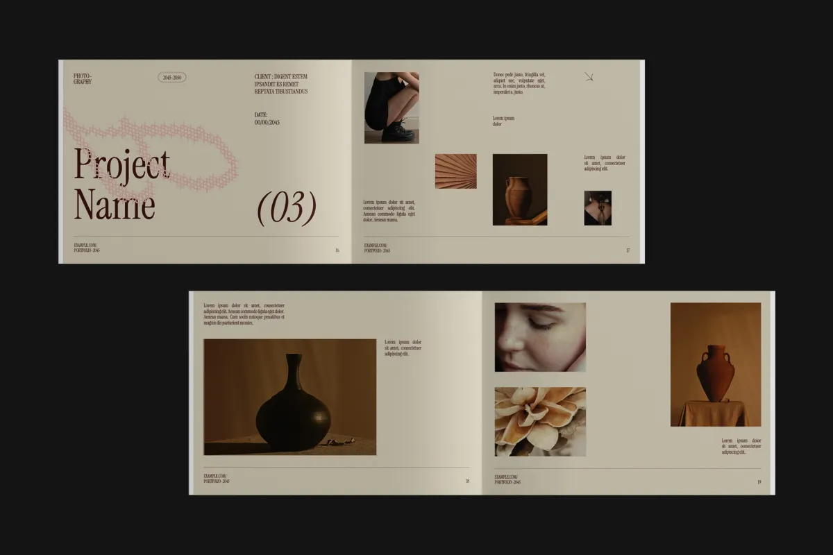 Creative Elegant Portfolio - Canva Template
