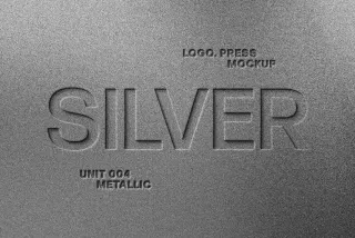 Metal Press Logo Mockup