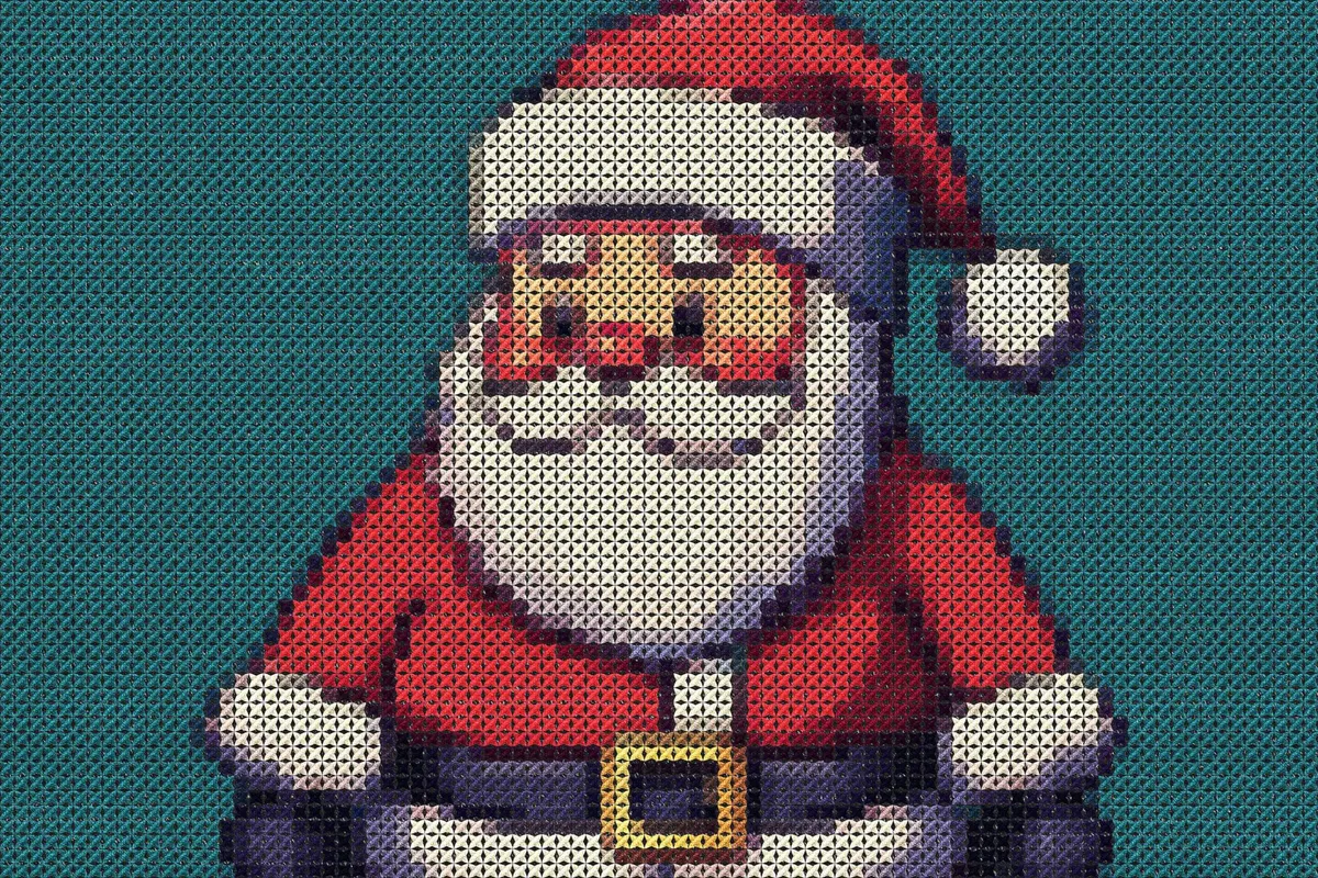 Embroidery Stitch Effect