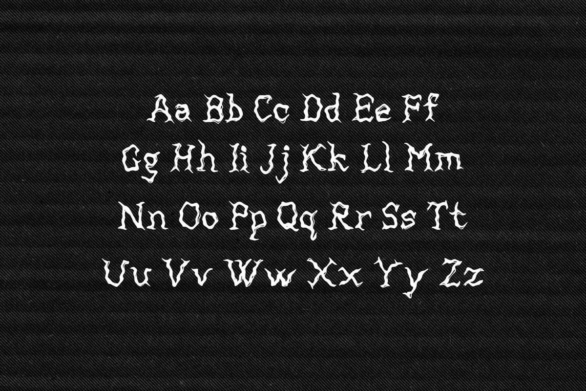 Mortified - Creepy Ghost Font