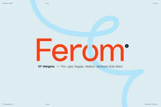 Ferom - Bold Grotesque Sans Serif Family