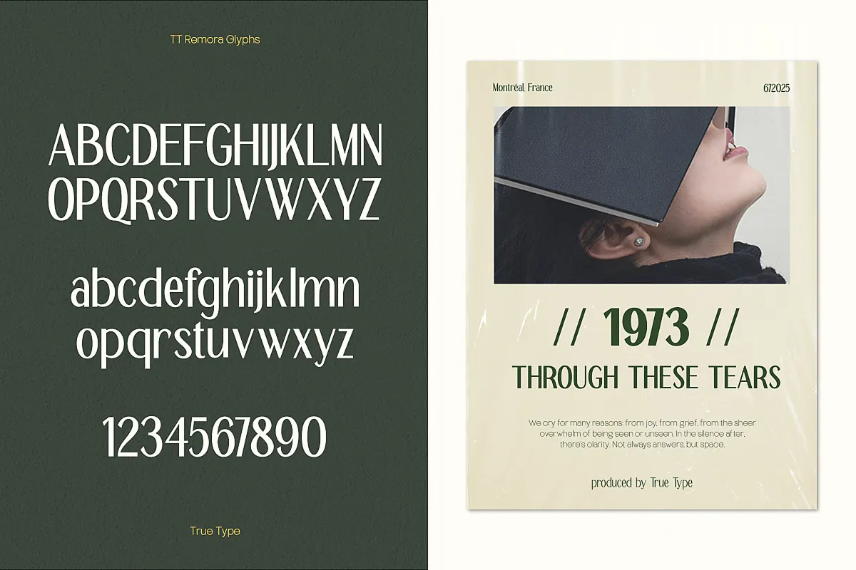 Remora - Art Deco Sans Serif Font Family