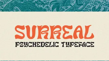 Surreal Psychedelic Typeface