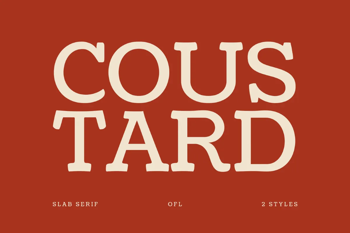 Coustard - Free Vintage Serif Font