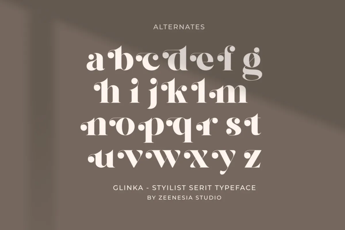 Glinka - Elegant Serif Font